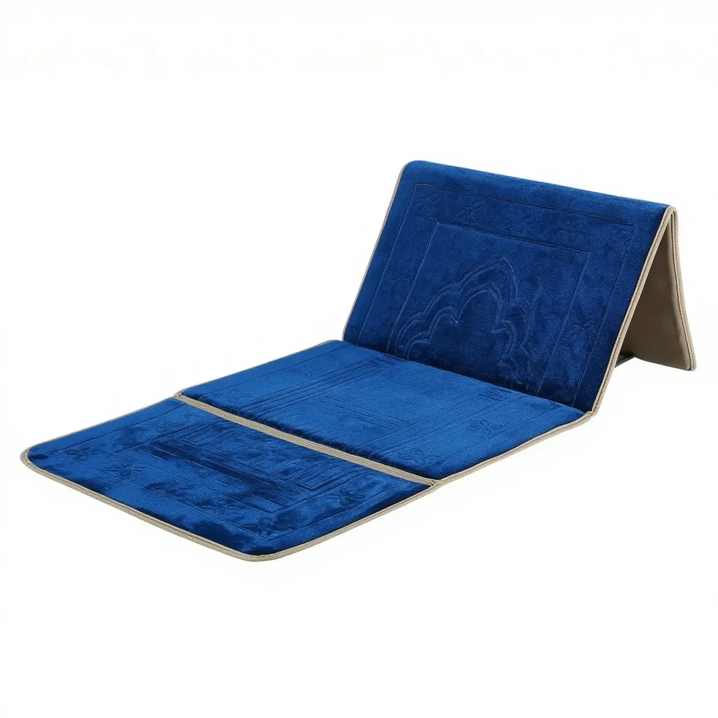 Tapis de Prière avec Dossier Inclinable – Confort Premium & Soutien Médical