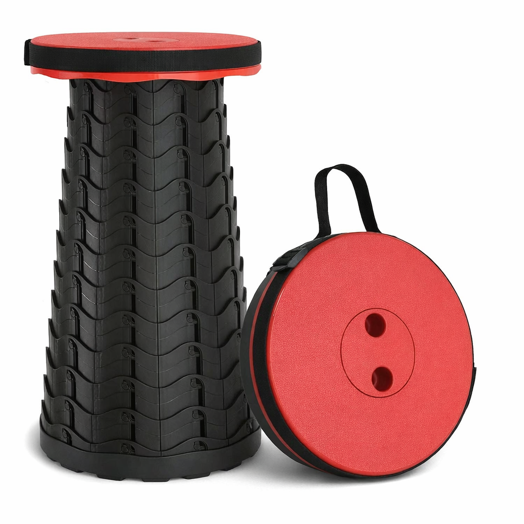 Tabouret Télescopique Pliable Multi-Couleurs - L'Assise Pratique & Portable