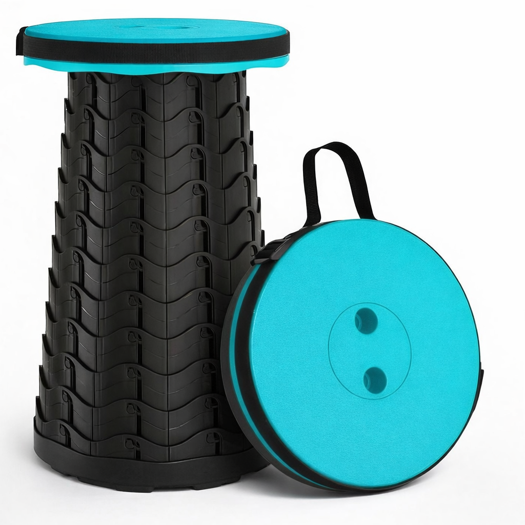 Tabouret Télescopique Pliable Multi-Couleurs - L'Assise Pratique & Portable